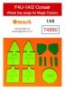 Omask 74880 F4U-1A/2 Corsair wheel bay plugs (for Magic Factory 5001) 1/48